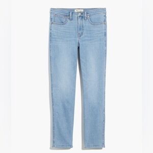 NWT Madewell Mid-rise Stovepipe Light Blue Jeans in Abel Wash size 28P